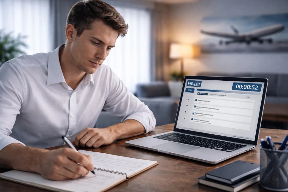 Simulado para piloto civil: como treinar corretamente para a prova da ANAC e evitar reprovação