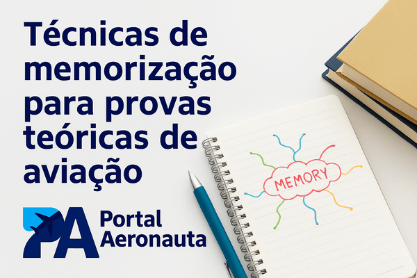 Imagem de capa: Técnicas de memorização para provas teóricas de aviação
